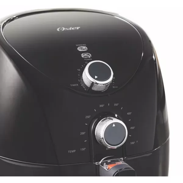 Oster 3.3 Qt. Black Titanium Infused DuraCeramic Air Fryer