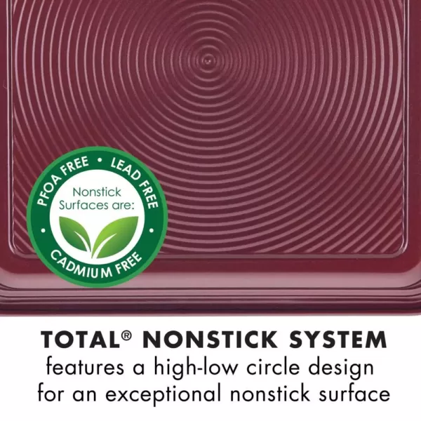 Circulon Bakeware Nonstick Cookie Pan, 10-Inch x 15-Inch, Merlot