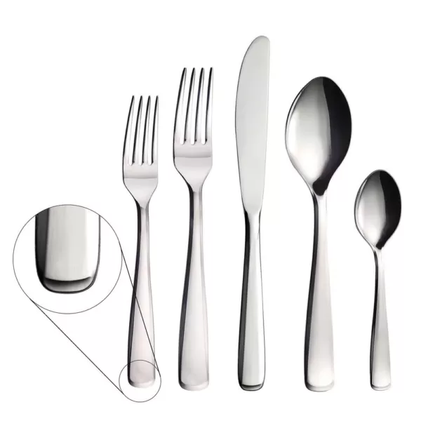 Tramontina Pacific 20-Piece 18/10 Stainless Steel Flatware Set