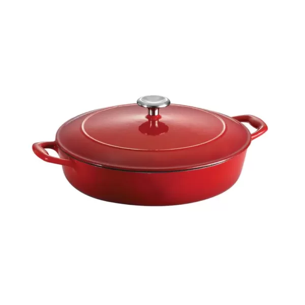 Tramontina Gourmet 4 Qt. Cast Iron Braising Pan